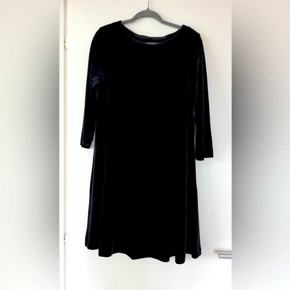 Cynthia Rowley Black Velvet Dress
